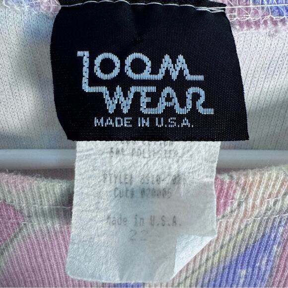 Vintage Pastel Geometric Grandmacore Short Sleeve Shirt Made in USA Retro 22 - Picture 4 of 8